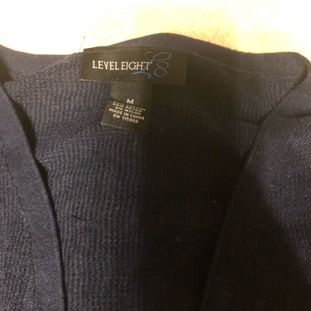 Navy cardigan/ sweater